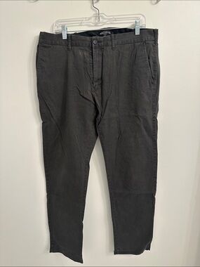 Men’s Charcoal Slim Chino Pants
